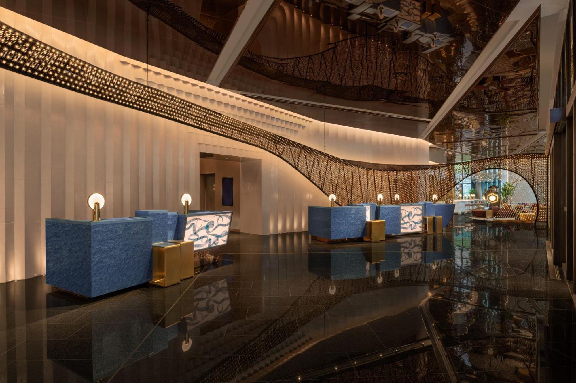 W Macau - Studio City Eksteriør bilde The lobby of the hotel