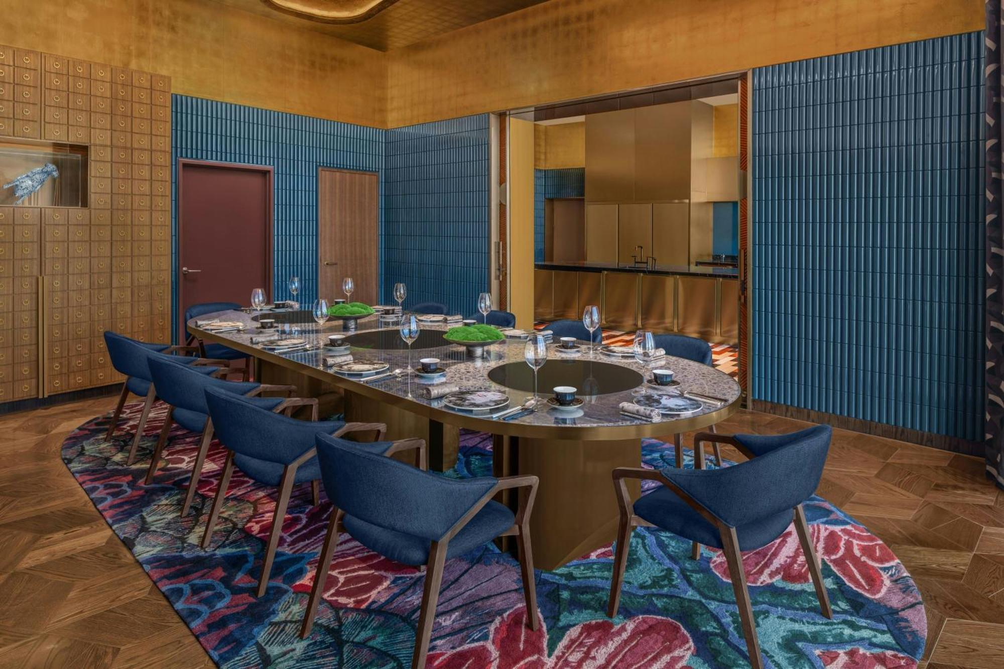 W Macau - Studio City Eksteriør bilde Private dining room at the restaurant